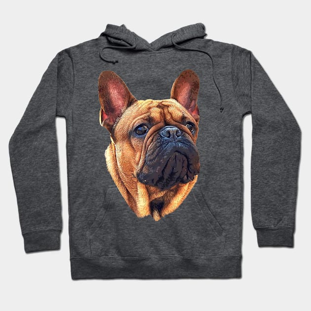 French Bulldog Cute Puppy Dog Hoodie by Elarex